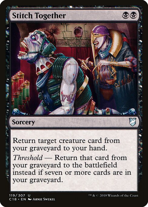 Stitch Together - Commander 2018 Magic card