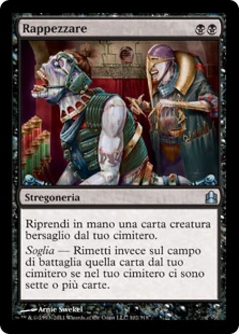 縫合 (Stitch Together) - Judgment (#72) - Illustrated by Arnie Swekel - Magic: The Gathering Card