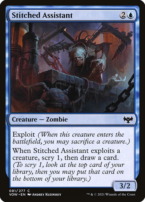 Stitched Assistant - Innistrad: Crimson Vow Magic card