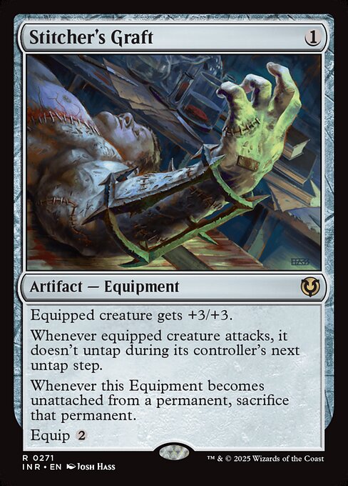 Stitcher's Graft - Innistrad Remastered Magic card