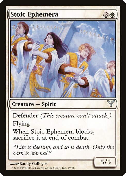 Stoic Ephemera - Dissension Magic card