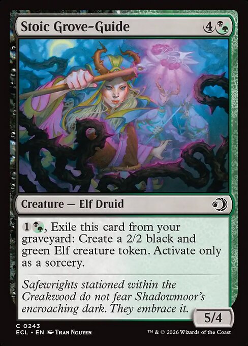 Stoic Grove-Guide - Lorwyn Eclipsed Magic card
