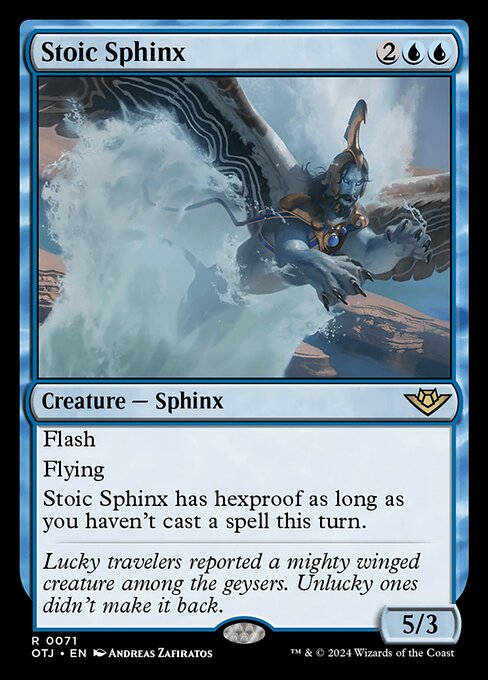 Stoic Sphinx - Outlaws of Thunder Junction Magic card