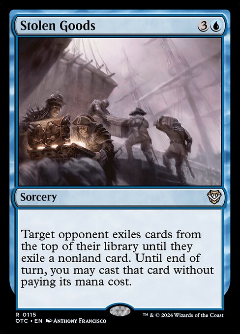 Stolen Goods - Outlaws of Thunder Junction Commander Magic card