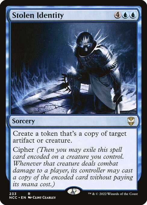 Stolen Identity - New Capenna Commander Magic card