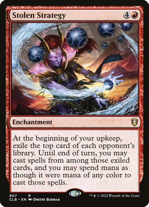Stolen Strategy - Commander Legends: Battle for Baldur's Gate Magic card