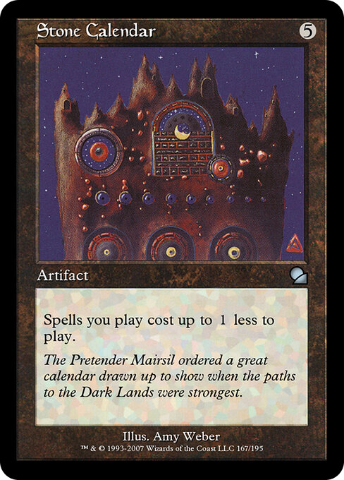 Stone Calendar - Masters Edition Magic card