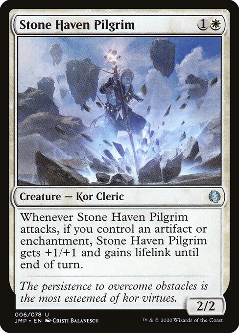 Stone Haven Pilgrim - Jumpstart (#6) - Illustrated by Cristi Balanescu - Magic: The Gathering Card