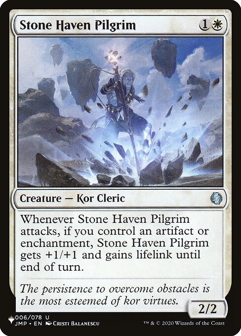 Stone Haven Pilgrim - The List (#JMP-6) - Illustrated by Cristi Balanescu - Magic: The Gathering Card