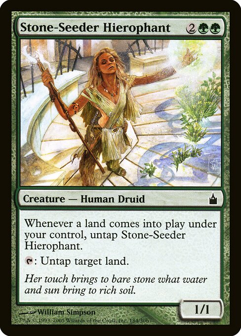 Stone-Seeder Hierophant - Ravnica: City of Guilds Magic card