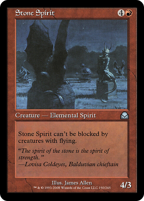 Stone Spirit - Masters Edition II Magic card