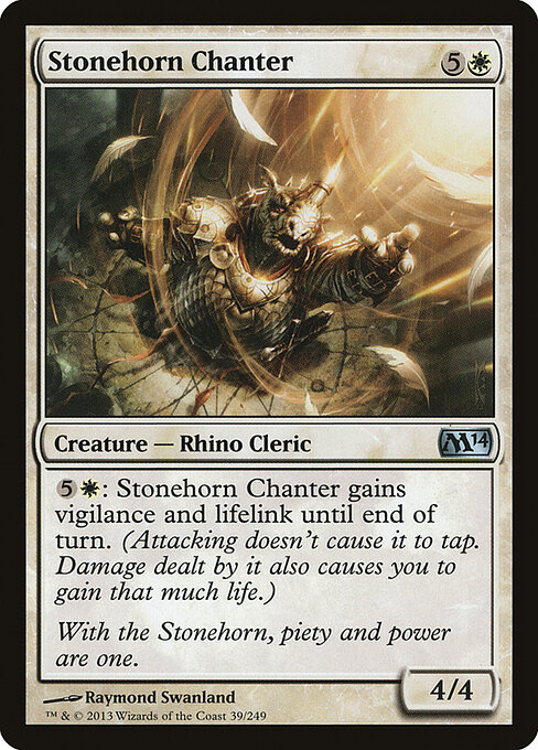 Stonehorn Chanter - Magic 2014 Magic card