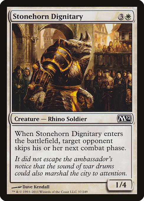 Stonehorn Dignitary - Magic 2012 Magic card
