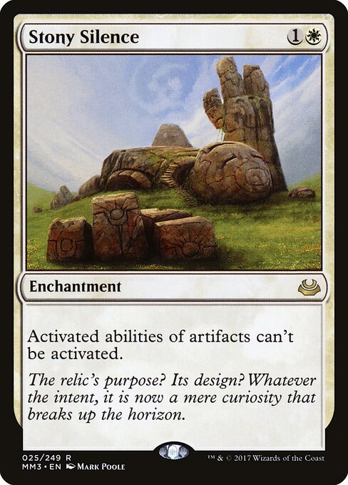 Stony Silence - Modern Masters 2017 Magic card