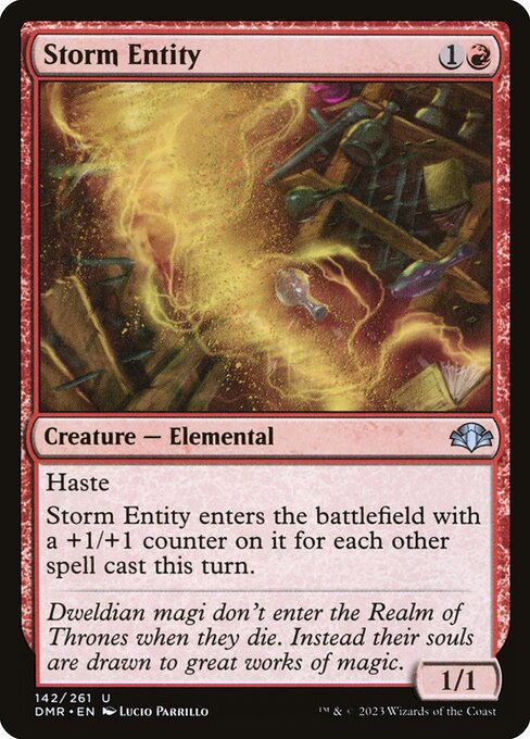 Storm Entity - Dominaria Remastered Magic card