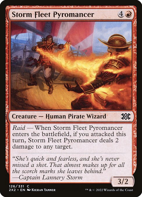 Storm Fleet Pyromancer - Double Masters 2022 Magic card