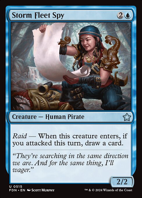 Storm Fleet Spy - Foundations Magic card