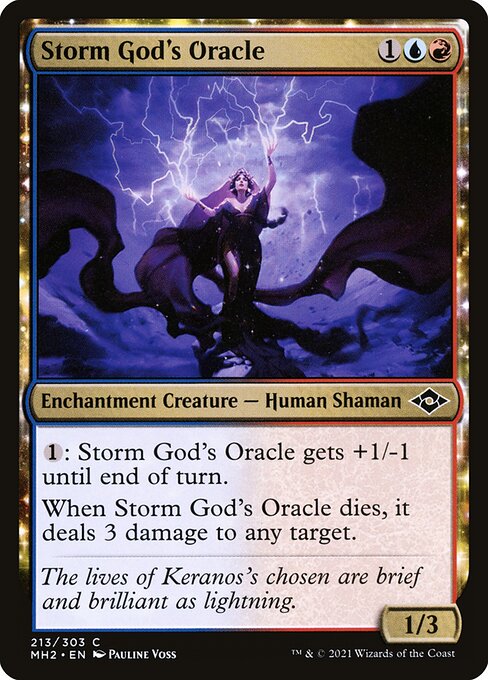 Storm God's Oracle - Modern Horizons 2 Magic card
