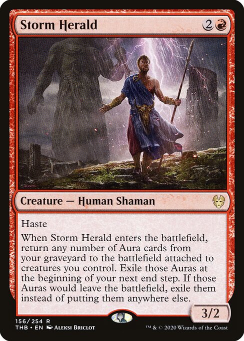 Storm Herald - Theros Beyond Death (#156) - Illustrated by Aleksi Briclot - Magic: The Gathering Card