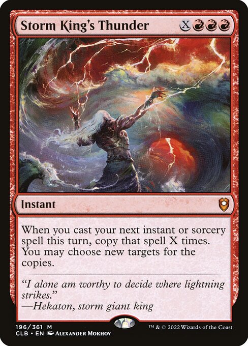 Storm King's Thunder - Commander Legends: Battle for Baldur's Gate Magic card