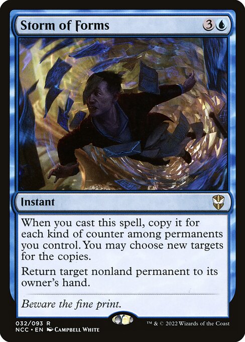 Storm of Forms - New Capenna Commander Magic card