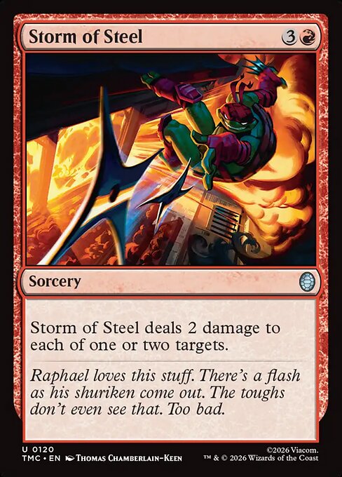 Storm of Steel - Teenage Mutant Ninja Turtles Eternal Magic card