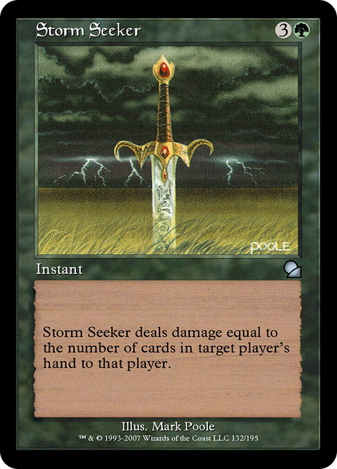 Storm Seeker - Masters Edition Magic card
