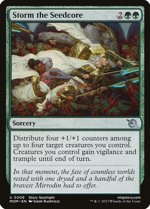 Storm the Seedcore - March of the Machine Magic card