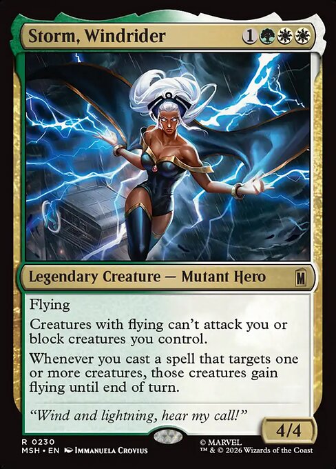 Storm, Windrider - Marvel Super Heroes Magic card