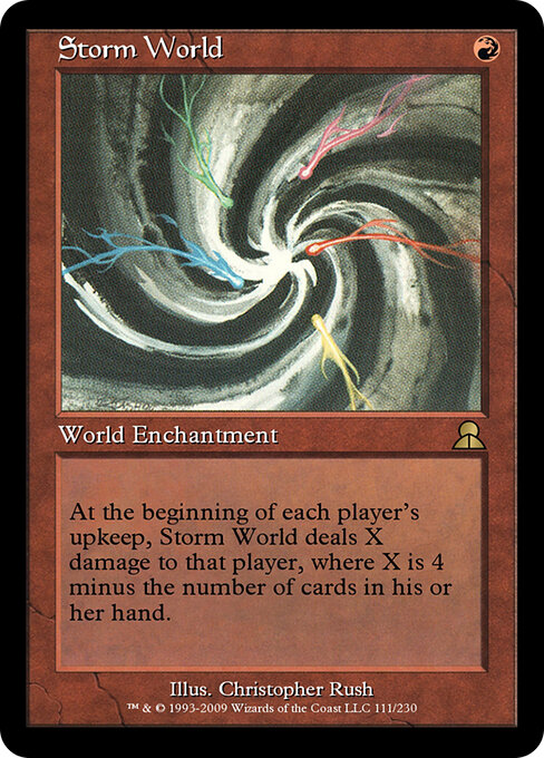 Storm World - Masters Edition III Magic card