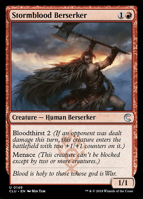 Stormblood Berserker - Ravnica: Clue Edition Magic card