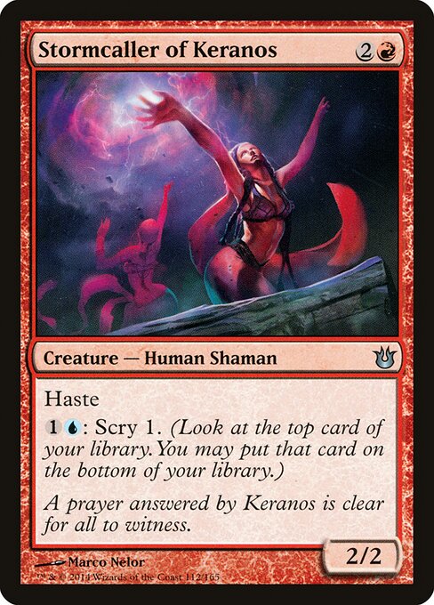Stormcaller of Keranos - Born of the Gods Magic card