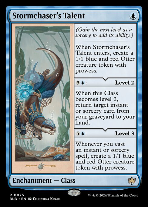 Stormchaser's Talent - Bloomburrow Magic card