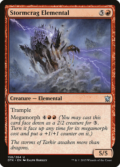 Stormcrag Elemental - Dragons of Tarkir Magic card