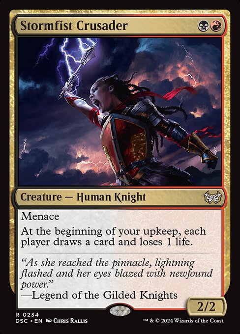 Stormfist Crusader - Duskmourn: House of Horror Commander Magic card