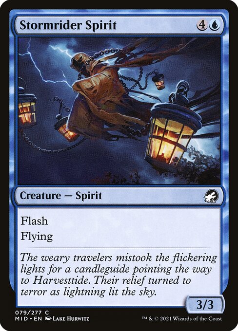 Stormrider Spirit - Innistrad: Midnight Hunt Magic card