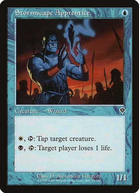 Stormscape Apprentice - Invasion Magic card
