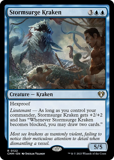 Stormsurge Kraken - Commander Masters Magic card