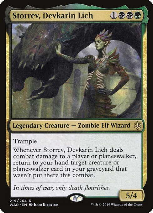 Storrev, Devkarin Lich - War of the Spark Magic card