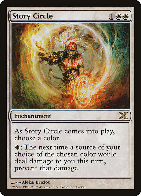 Story Circle - Tenth Edition (#49) - Illustrated by Aleksi Briclot - Magic: The Gathering Card