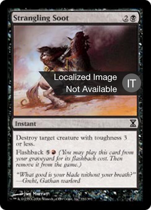 Fuliggine Soffocante (Strangling Soot) - Time Spiral (#132) - Illustrated by Jim Murray - Magic: The Gathering Card