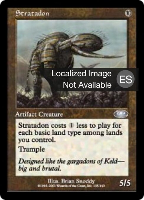 Estratadón (Stratadon) - Planeshift (#135) - Illustrated by Brian Snõddy - Magic: The Gathering Card