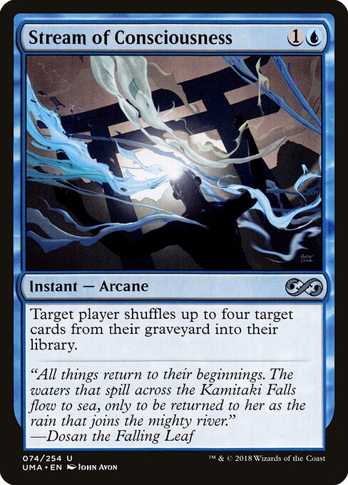 Stream of Consciousness - Ultimate Masters Magic card
