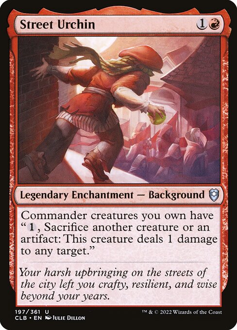 Street Urchin - Commander Legends: Battle for Baldur's Gate Magic card