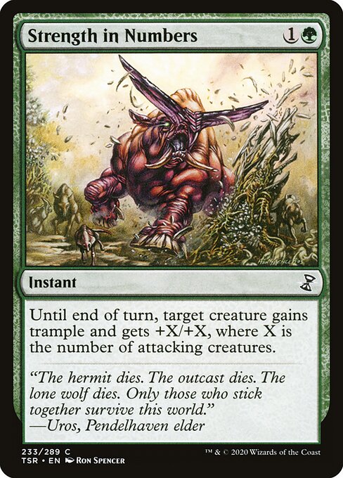 Strength in Numbers - Time Spiral Remastered Magic card