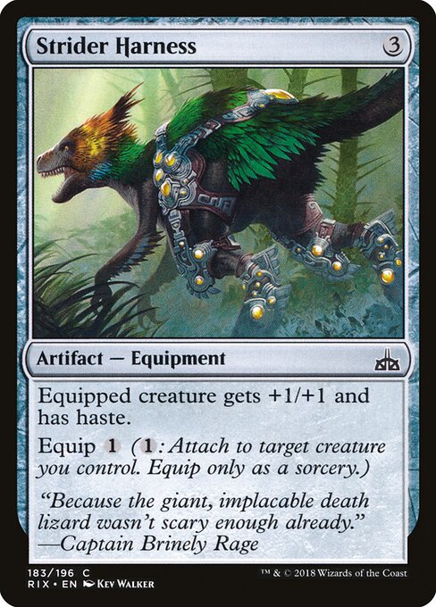 Strider Harness - Rivals of Ixalan Magic card