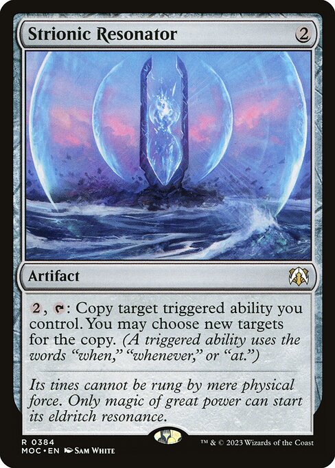 Strionic Resonator - March of the Machine Commander Magic card