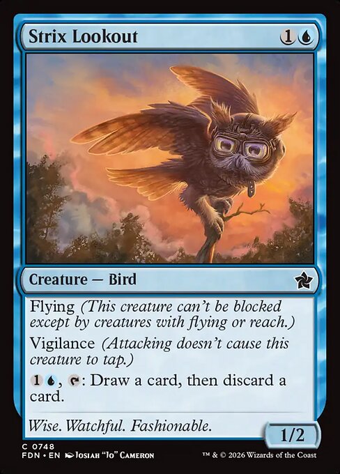 Strix Lookout - Foundations Magic card