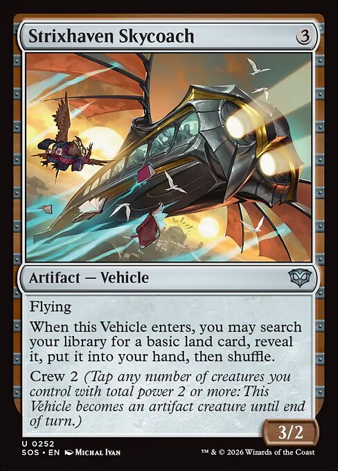 Strixhaven Skycoach - Secrets of Strixhaven Magic card