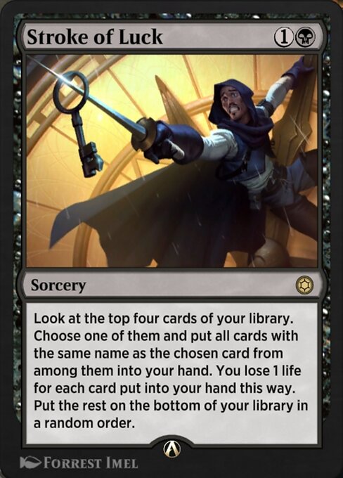 Stroke of Luck - Alchemy Horizons: Baldur's Gate Magic card